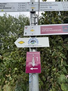 Herbstwanderung 2026 - Schilder